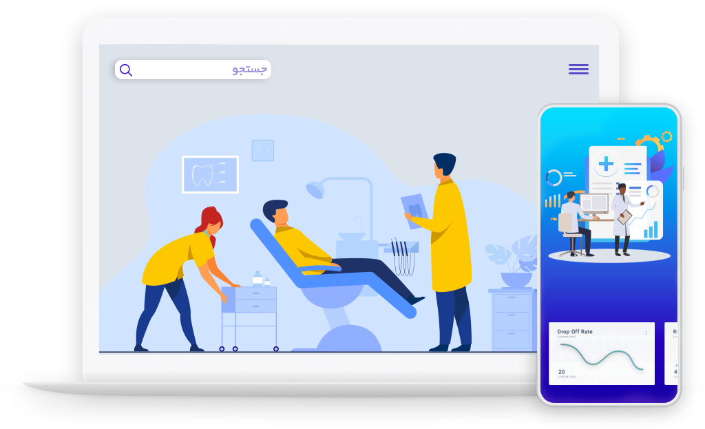 طراحی سایت کلینیک چشم پزشکی