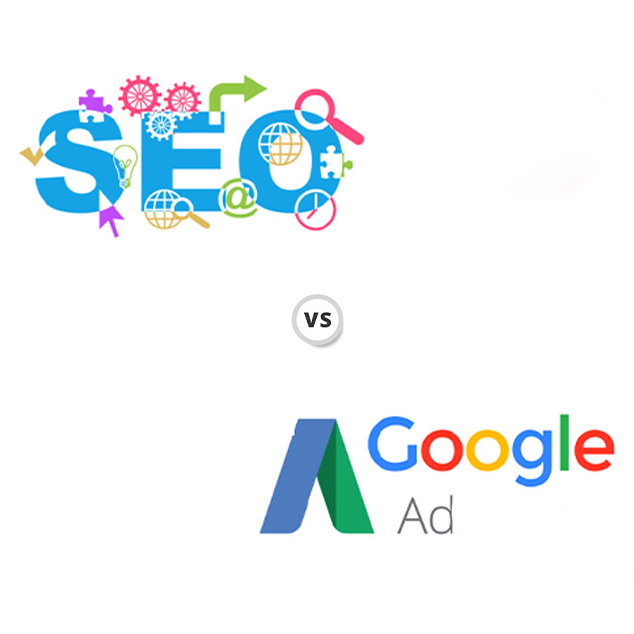 مقایسه سئو و گوگل ادز