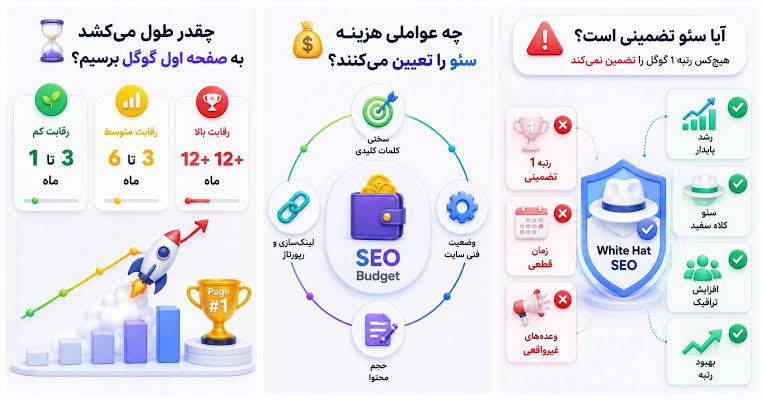 قرار گرفتن در صفحه اول گوگل